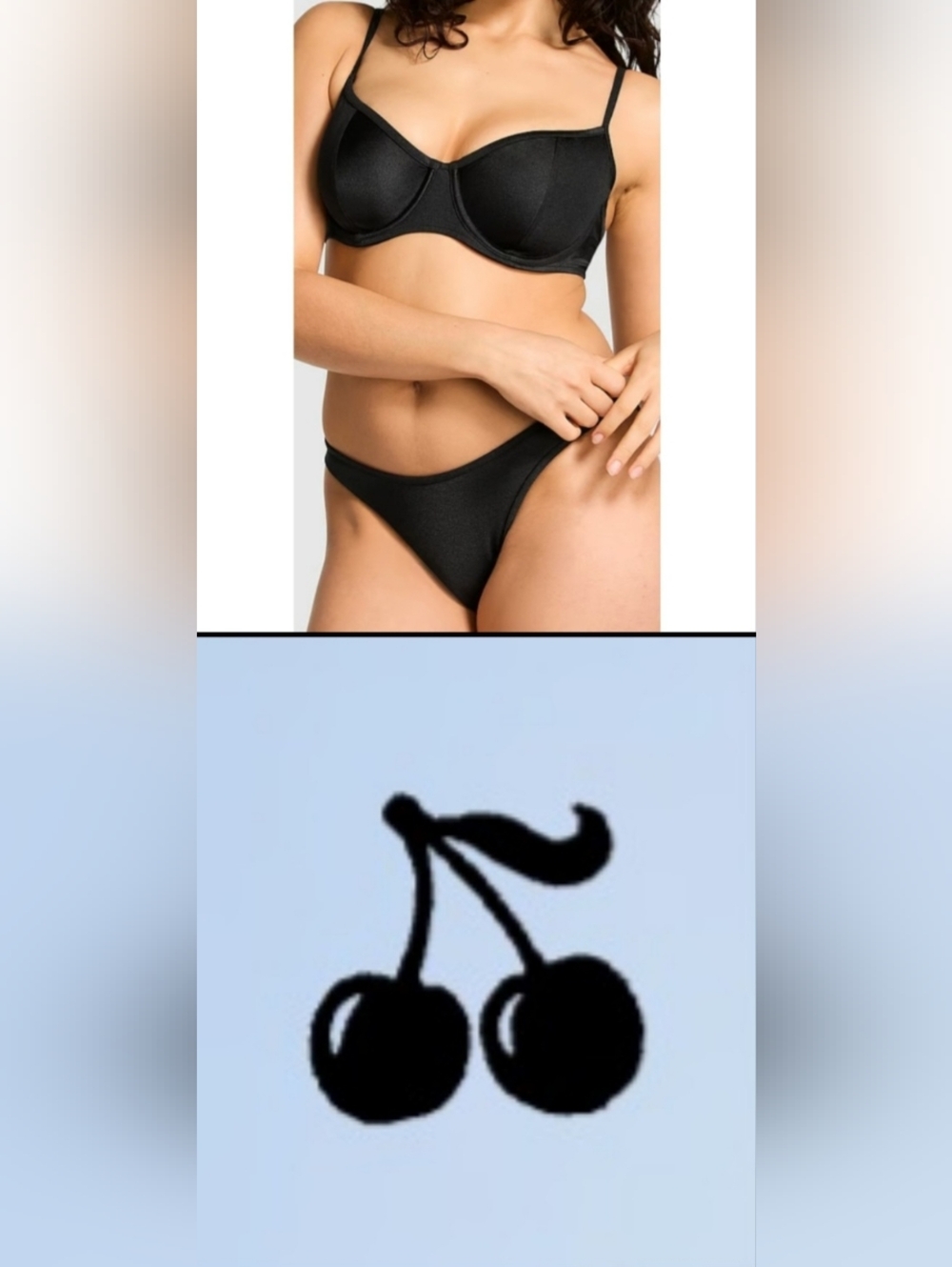 M L XXL PINK By Frankies Bikinis Underwire Golden Hour Bikini Set Black